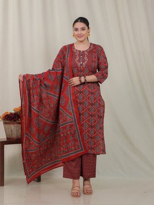 Aramya Women Kurta Pant Dupatta Set