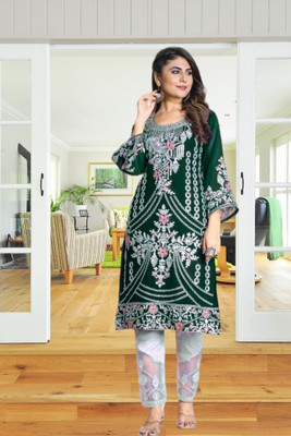 kk creation Women Kurta Pant Set