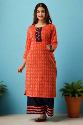 FrionKandy Women Kurta Palazzo Set