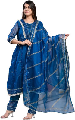 Himanshi Designer Women Kurta Pant Dupatta Set