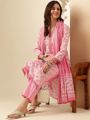 ANOUK Women Kurta Pant Dupatta Set