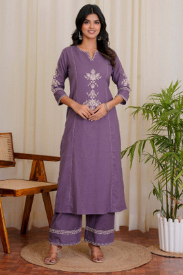 ELEPANTS Women Kurti Palazzo Set