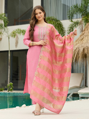 NAVLIK Women Kurta Pant Dupatta Set