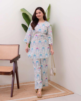 SIYAFABKURTI Women Kurta Pant Set