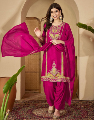 Skylee Women Kurta Patiala Dupatta Set