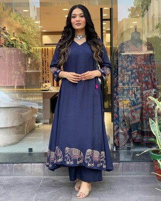 Ambrozee Women Kurti Palazzo Set