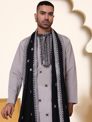 Jompers Men Kurta Salwar Dupatta Set