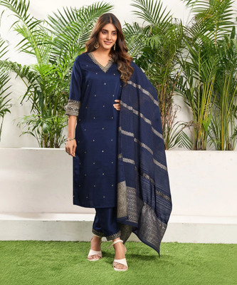 Skylee Women Kurta Pant Dupatta Set