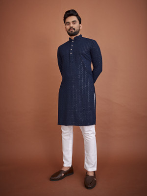 OCMOH Men Kurta Pyjama Set