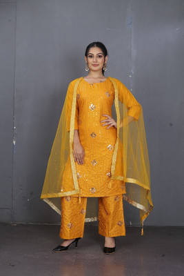 HOC's Women Kurta Pant Dupatta Set