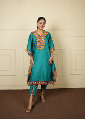 Fashion Townie Women Kaftan Dhoti Pant Set