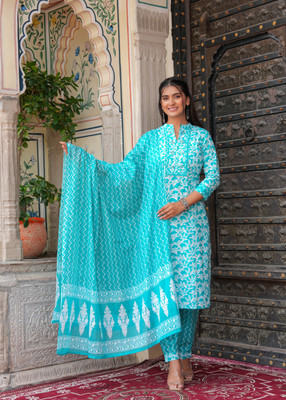 SHRI SHYAM FASHION Women Kurta Pant Dupatta Set