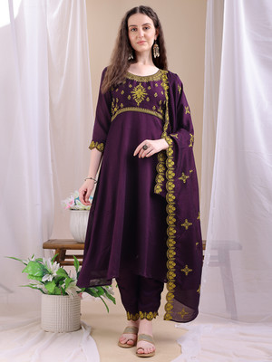 Hirvanti Fashion Women Kurta Pant Dupatta Set