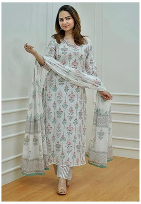 SWAVAASTE Women Kurti Pant Dupatta Set