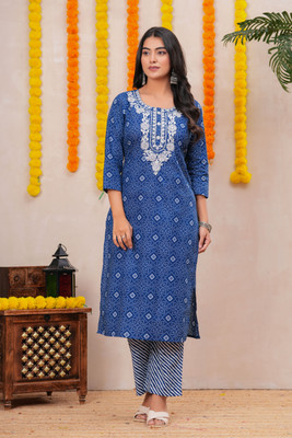 RASOKURTI Women Kurta Pant Set
