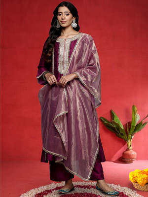 Varanga Women Kurta Pant Dupatta Set