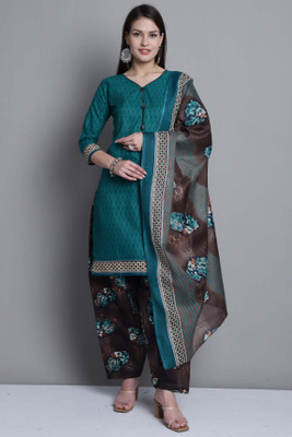 RolyPoly Printed Kurta, Patiala & Dupatta Set
