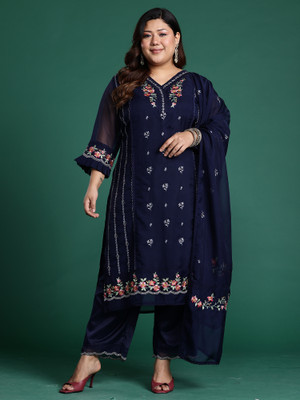 Indo Era Women Kurta Pant Dupatta Set