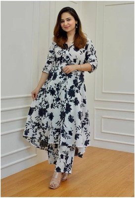 AEFTAA Women Kurti Pant Set