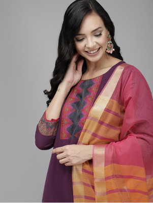 CreationRajvi Women Kurta Pant Dupatta Set