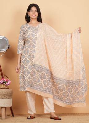 VBUYZ Women Kurta Pant Dupatta Set