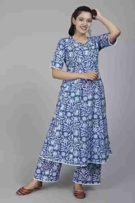 Badrika Women Kurta Palazzo Set