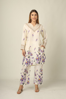 AKSHA CREATION Women Kurti Pyjama Set