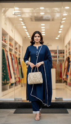 BEEGET FASHION Women Kurta Pant Dupatta Set