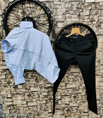 BLACKSHIP Men Ethnic Top Pant Set
