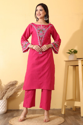 ELEGANCE ERA Women Kurti Pant Set