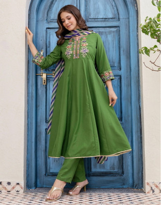 Skylee Women Kurta Pant Dupatta Set