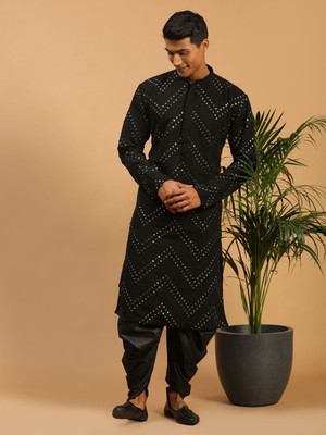 VASTRAMAY Men Kurta Dhoti Pant Set