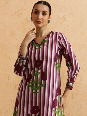 KJFAB Women Kurta Pant Set