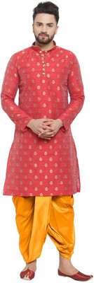 Larwa Men Kurta Dhoti Set