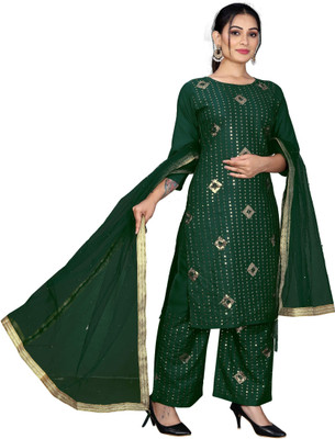 HOC's Women Kurta Pyjama Dupatta Set