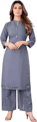 KLAWIA Women Kurta Palazzo Set