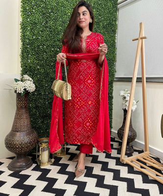 Divastri Women Kurta Pant Dupatta Set