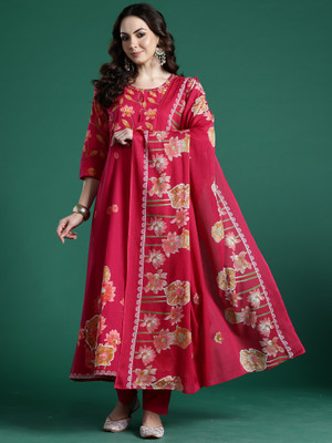 Indo Era Women Kurta Pant Dupatta Set