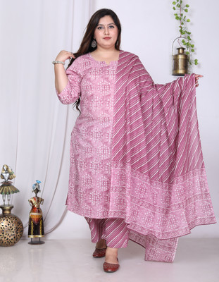 Swasti Floral Print Kurta, Trouser/Pant & Dupatta Set