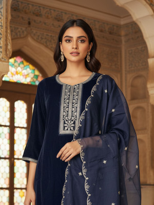Royal Export Women Kurta Pant Dupatta Set