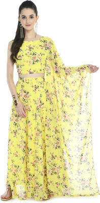 Rudraaksha Women Ethnic Top Skirt Set