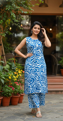 BEEGET FASHION Women Kurta Palazzo Set