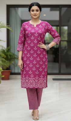 SUBHAN CLOTHING Women Ethnic Top Pant Set