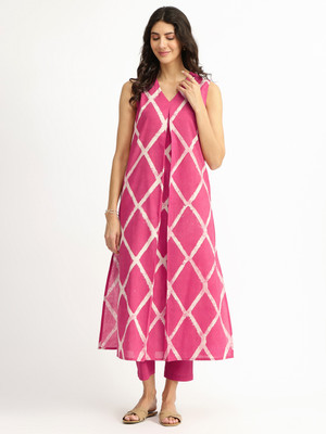 Pink Fort Women Kurta Pant Set