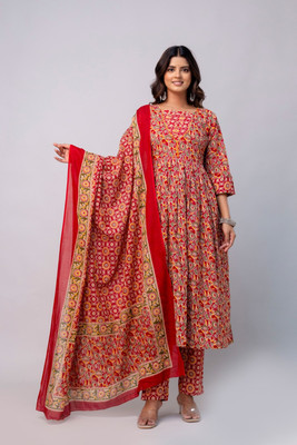 Lakhan traders Women Kurta Pant Dupatta Set