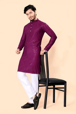 JILANI TRADERS Men Kurta Pyjama Set