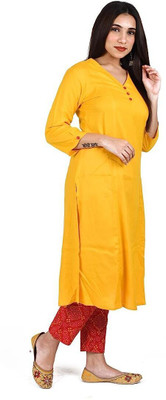 Rosy Pink Women Kurta Palazzo Set