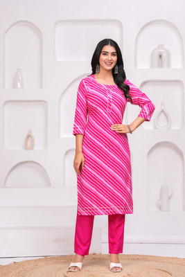 parthcreation Women Kurti Pant Set