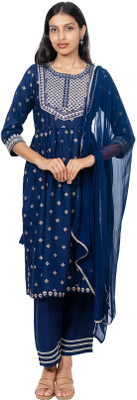 ShushaKapda Women Kurti Pant Dupatta Set