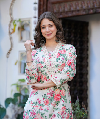 Tabeedah Women Kurta Palazzo Set